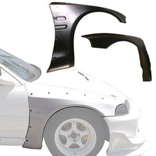Vsaero Frp Tkyo Wide Body Fender Flares Front 40mm Eg 3dr Hatchback For Civic