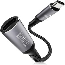 Jnoheefye USB C Extension Cable - 10Gbps Data Transfer, 100W Fast 1FT