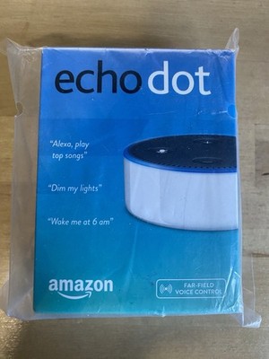 NEW Amazon Echo Dot 2nd Generation White Smart Speaker Bluetooth Alexa SEALED
