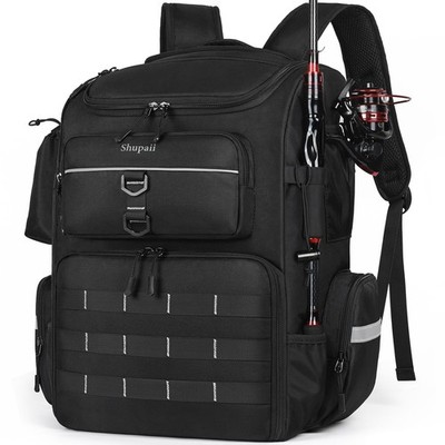 45L Mochila De Pesca Mar Grande XL Para Cañas Hombre Resistente Al Agua Ofertas