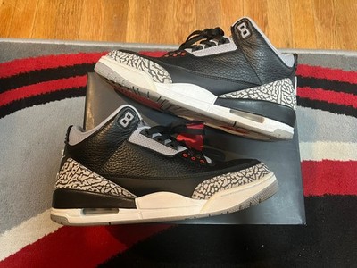 Size 9.5 - Jordan 3 Retro OG Black Cement (2018) with Box