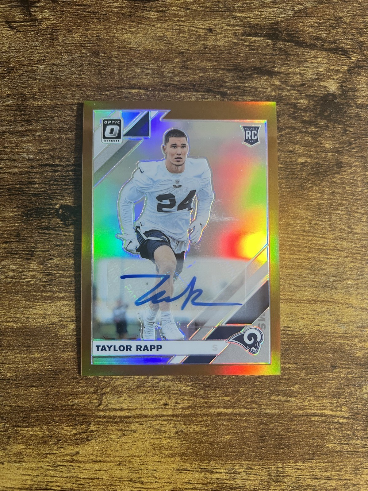 Taylor Rapp Panini Donruss Optic #129 Autograph-Bronze