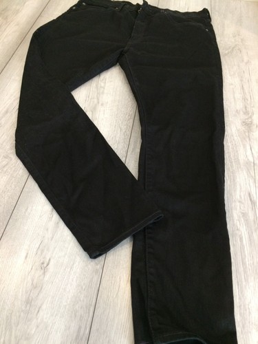 MEN'S LEVI'S 512 STRETCH JEANS 36" WAIST X 32" LEG - BLACK - Picture 2 of 2