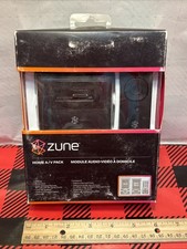 Microsoft Zune Home AV Pack Remote Power AC Adapter Charger Dock H7A-00001.