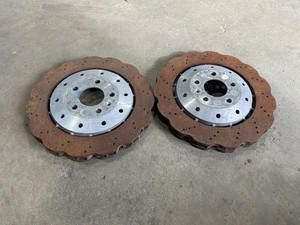 2014-2023 Audi R8 Rear Left & Right Brake Disc Rotor 19k Miles (MK)