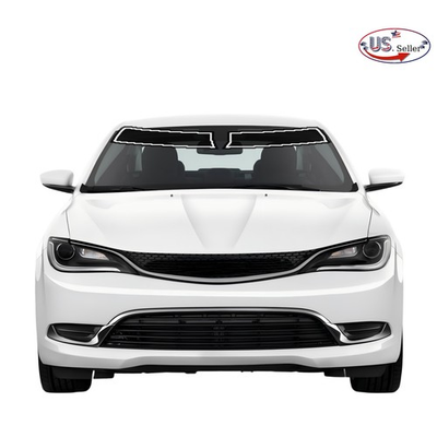 #ad Precut Sun Strip Window Tint Auto Glass Film For Chrysler 200 Sedan 2015 2017 $19.98