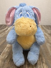Disney Baby Eeyore Plush Blue Winnie The Pooh So Soft Toy Stuffed Animal Kids Vg