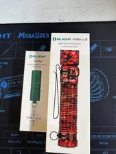 Olight Warrior Mini 2 Lava Flashlight + i1R2 Pro Center