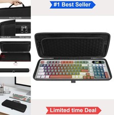 Hard Keyboard Travel Case 16.5 Inch EVA Shell 96 Compact Wireless Wired
