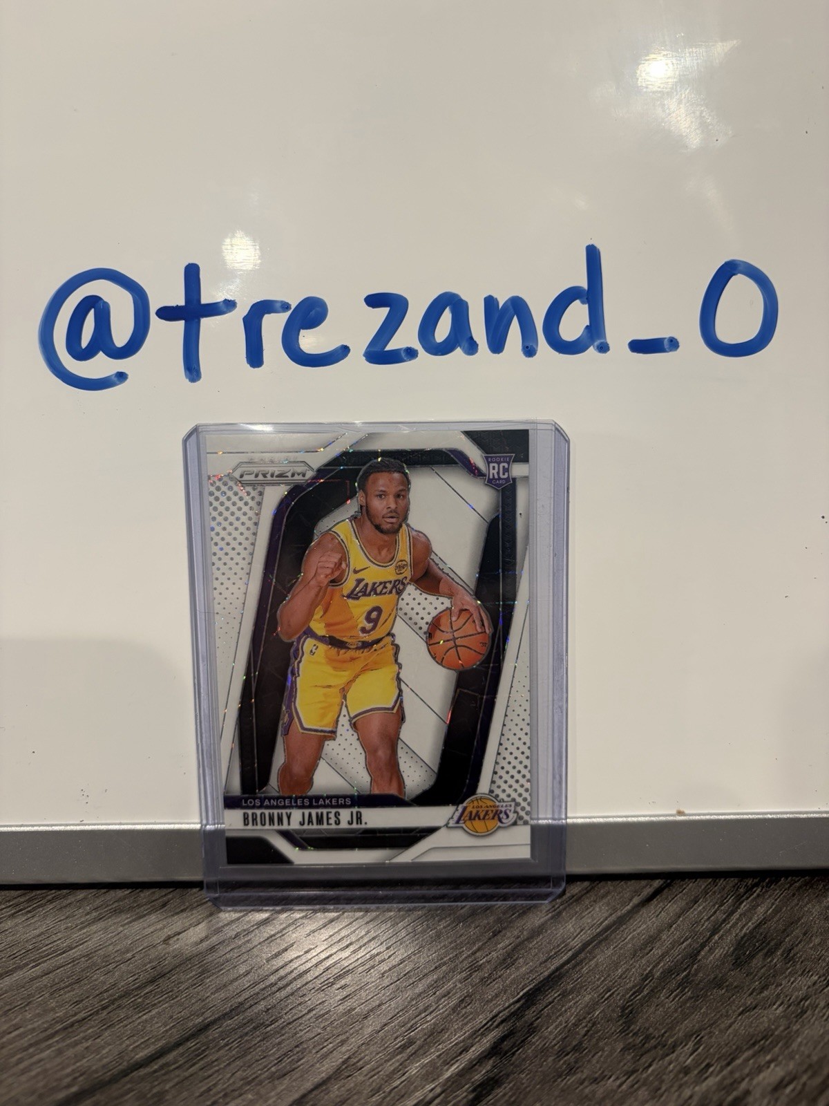 2024-25 Panini Prizm - Bronny James #243 White Prizm /175 (RC)