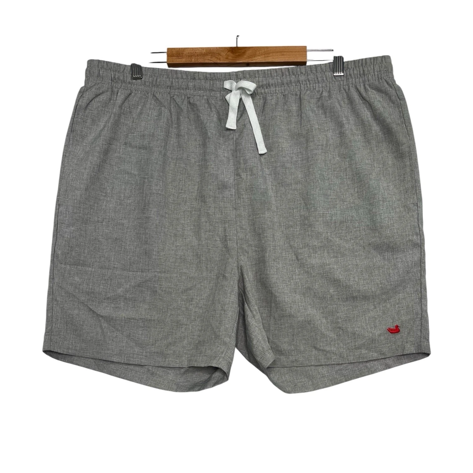Southern Marsh Shorts Mens 2X Gray Pull On Casual Lightweight Coastal Beach