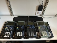 Lot of 9 Texas Instruments Ti-83, Ti-83 , Ti-89 For Parts Or Repair