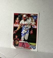 2023 Topps Series 2 Signed Luis Rengifo Autographed Auto Angels Card Brewers 549