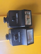 Pair Of Canon Speedlite 188A Shoe Mount Flash For Canon A-1 AE-1 Tested Working