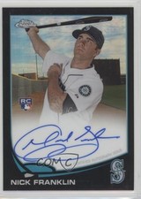 2013 Topps Chrome Black Refractor Rookie Auto 9/100 Nick Franklin #NF Auto 0b5