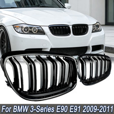 Front Kidney Grille Grill Gloss Black For Bmw 3-series E90 E91 2009-11 328i 335i Front Kidney Grille Grill Gloss Black For Bmw 3-series E90 E91 2009-11 328i 335i