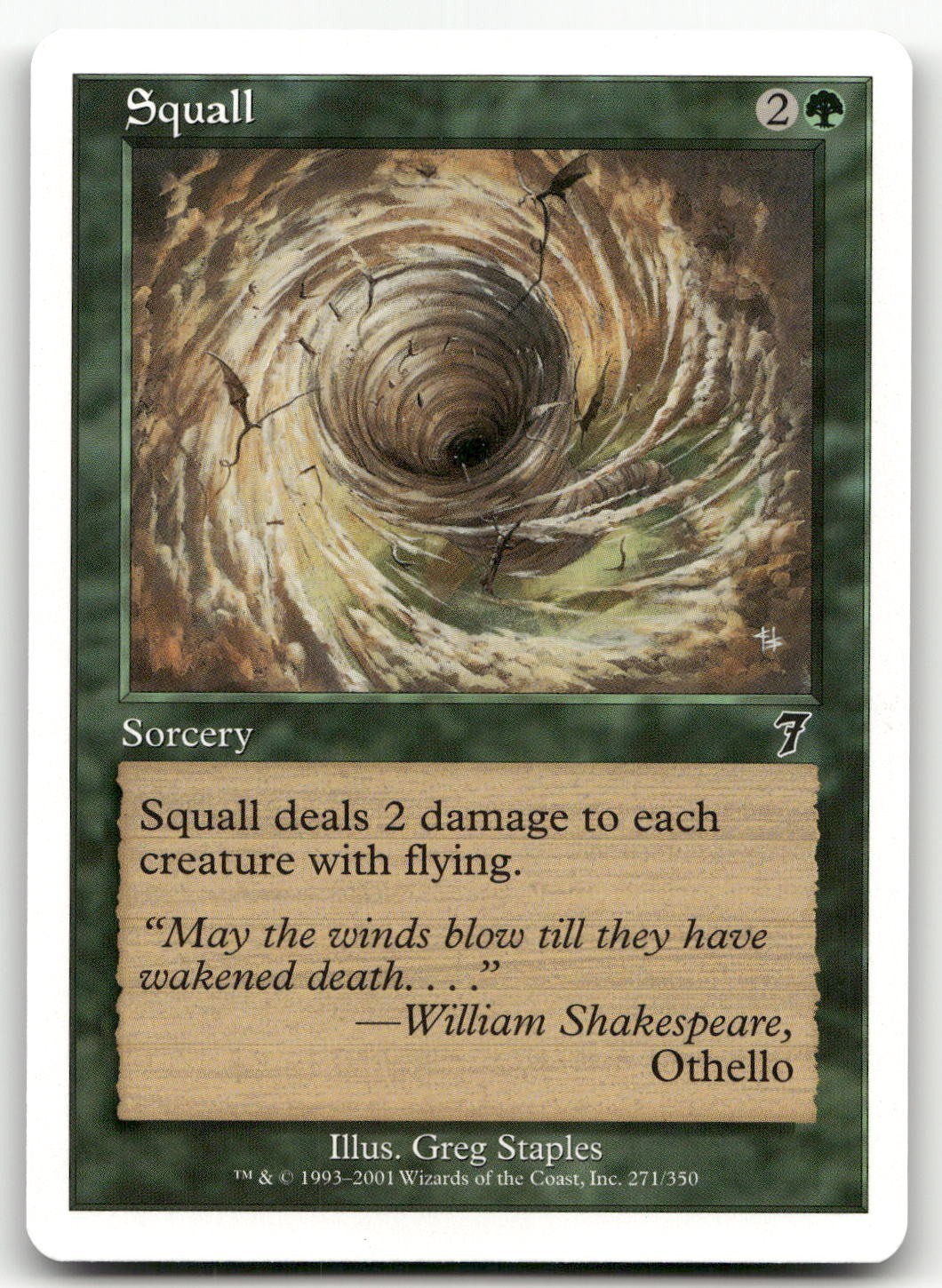 Squall #271 (NM) 7th Edition 7ED Magic MTG