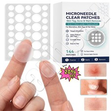 Microneedle Clear Patches, 2-in-1 Microneedle Hydrocolloid Patch Blemish Care