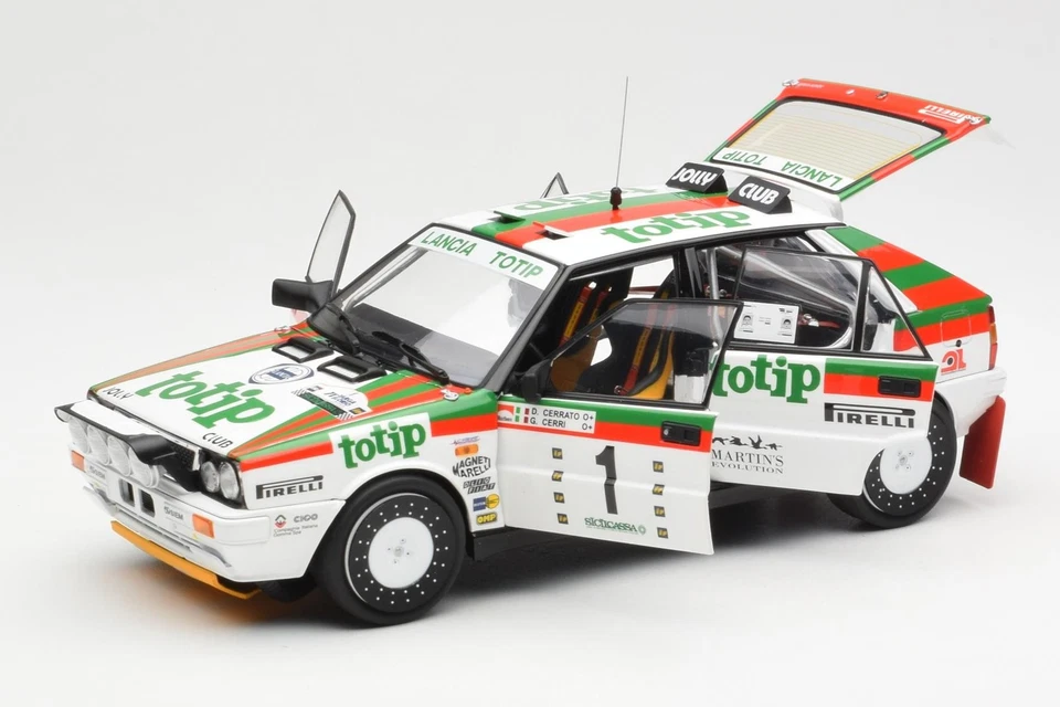 08960C Lancia Delta HF 4WD n1 D.Cerraro Totip Targa Florio Rally 1987 Kyosho 1/1 - Immagine 2 di 4