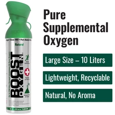 Portable Canned Oxygen, Natural, 10L