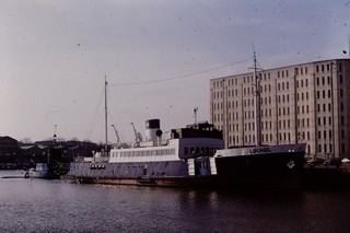 1982 Lochiel Floating Pub Bristol Shipping Boat 35mm Original Slide Ref 3397