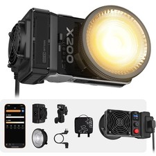 ZHIYUN MOLUS X200 RGB Combo LED Video Light Photography Lighting APP Control
