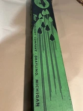 12 VTG BEAR ARCHERY 1060 Standard Grade Wood Arrows YELLOW w/BOX Grayling MI