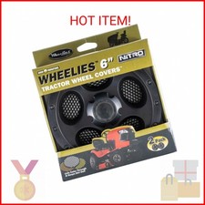 Good Vibrations Wheelies Nitro Series - Riding Lawn Mower Tractor Wheel Covers -