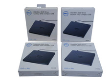 Lot of 4 Dell USB Slim DVD Drive /-RW Optical Drive DW316 - Free Shipping