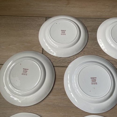 Wedgwood Flying Cloud “Game Cock 1850” Rust 6 1/8” Bread Plates- Place Set for 8 - Picture 11 of 16