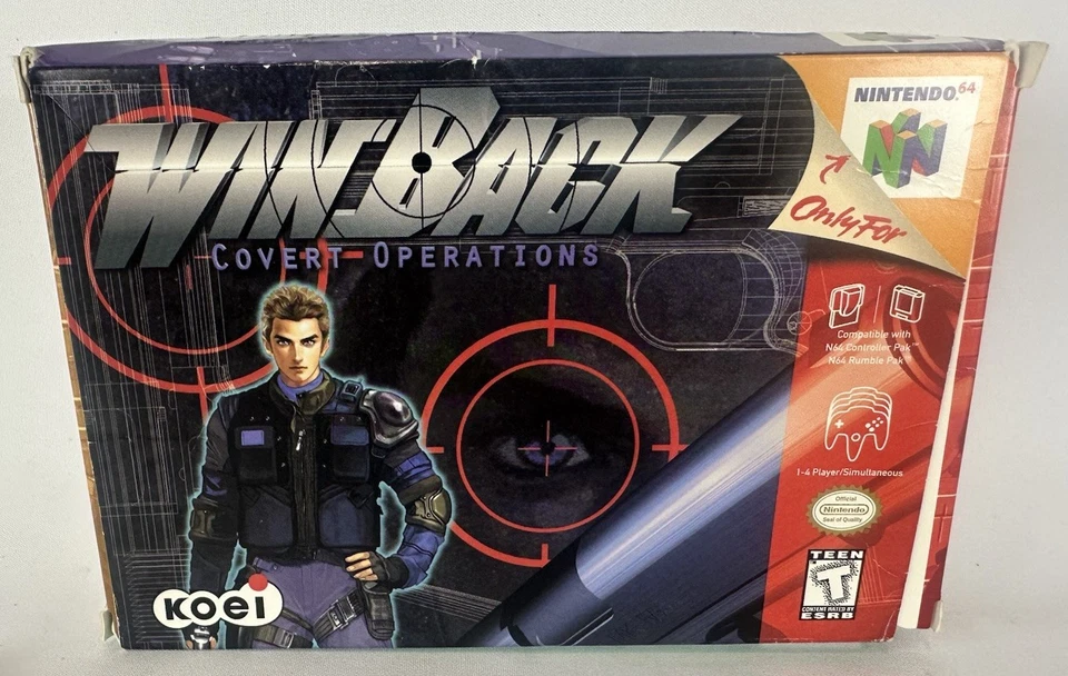 WINBACK COVERT OPERATIONS - NINTENDO 64 N64 - COMPLETE IN BOX *TESTED & WORKING* - Image 3 of 4