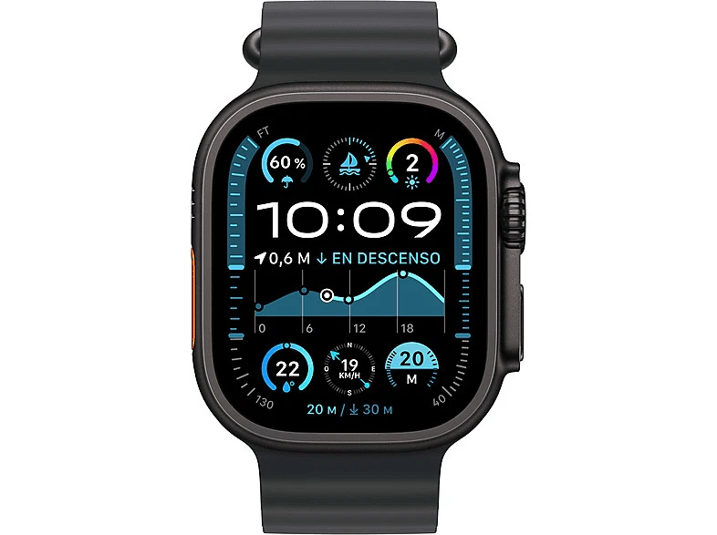 Apple Watch Ultra 2 (2024), GPS + Cellular, 49 mm, Caja de Titanio Negro, - Imagen 2 de 4