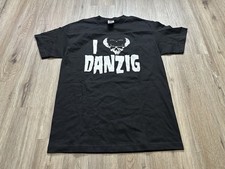 I Love Danzig Glenn Skull Black T-Shirt Size M