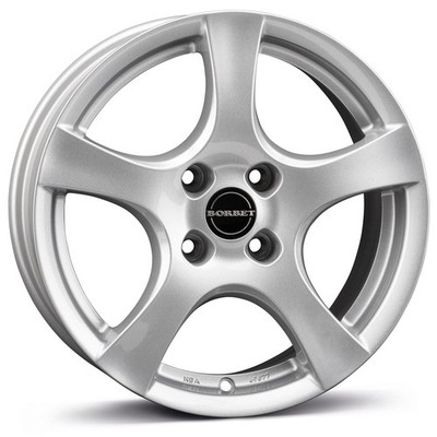 Borbet rims F 6.0x15 ET35 4x100 SIL for Opel Adam Agila Corsa Karl Meriva Tigr