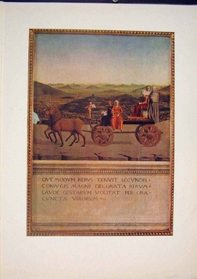Antiker alter Druck Ref.333 Piero Della Francesca Renaisence Italien Italian Art