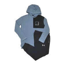 Under Armour Youth Medium Long Sleeve Hooded T-shirt  Fleece Joggers Outfit