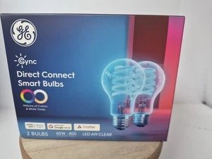 GE Cync Direct Connecter Smart LED Ampoule, A19 60W Remplacement 800 Lumens