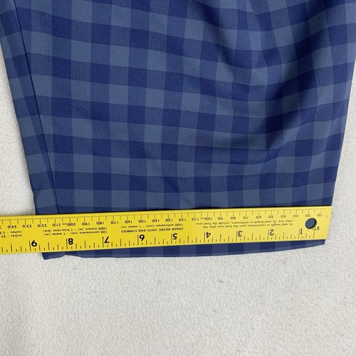 NIKE GOLF Tour Performance Women's Blue Plaid Stretch Sports Shorts Size W 6 (P) - Picture 14 of 16