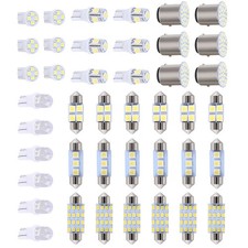 42pcs 6000k Led Interior Lights Bulbs Kit Car Trunk Dome License Plate Lamps Us