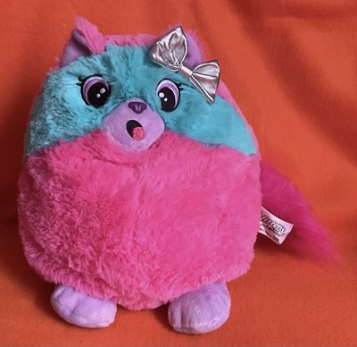 Misfittens Trixie The Drama Queen rosa türkis Katze weiches Plüschtier 10 Zoll Basic Fun