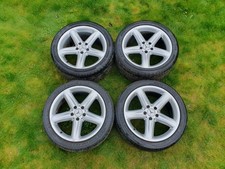 Mercedes R230 SL 18" Alloy Wheel Set - Staggered - 8.5J ET35 9.5J ET40