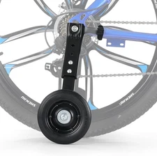 Heavy-Duty Bike Training Wheels for 24-26 Inch Bicycles 300LB Capacity Rubber Bk