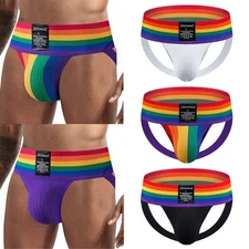 Mens Panties Knickers Jockstrap Underwear Sexy Briefs Jock Strap Thongs T-back á