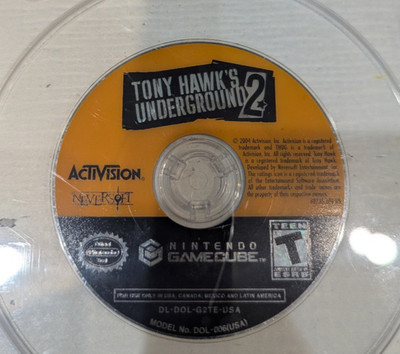 Tony Hawk's Underground 2 (Nintendo GameCube, 2004) Disk ONLY!