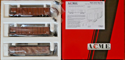 Set mit 3 Drehgestell-Dumperwagen Eas FS Italien Epoche 4 ACME HO Ref. 45025