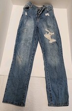 Girls Jordache Adjustable Waist Girlfriend Jeans Size 16