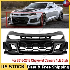 For 2016-2018 Chevy Chevrolet Camaro 1LE Style Full Front Bumper Replacement