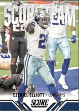 Ezekiel Elliott 2021 Score #ST10 Score Team Dallas Cowboys
