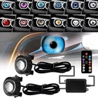 Demon Eye Headlights for Cars and Motorcycles, 2PCS LED Dynamic Devil Eyes Li...