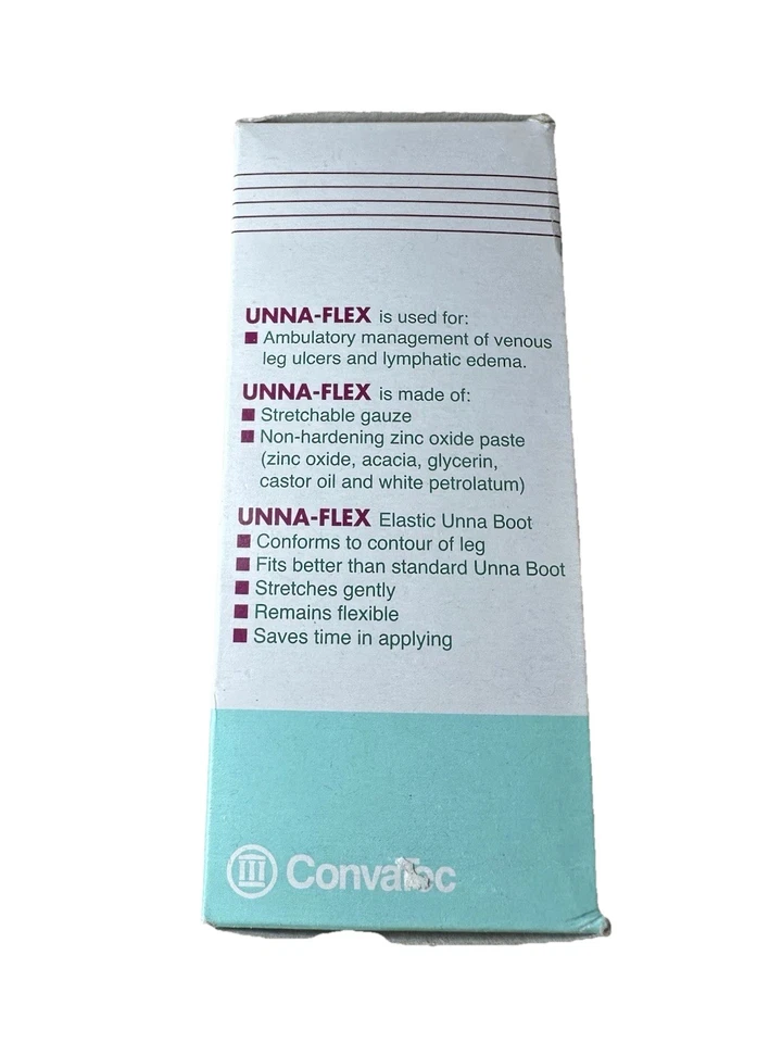 Lot of 16 ConvaTec UNNA-FLEX Elastic Unna Boot 4"x10yd Zinc Oxide Paste Bandage - Image 3 of 4